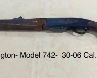 Remington- Model 742 - 30-06 Cal.
