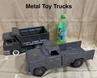 Metal Military Toy Trucks