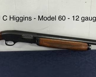 J.C. Higgins- Model 60 -12 Gauge