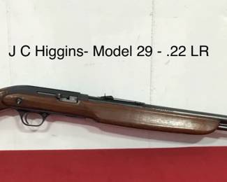 J.C. Higgins -Model 29 - .22 LR