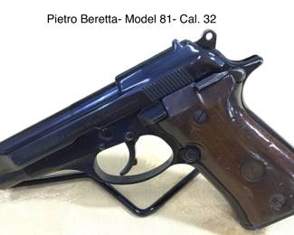 Pietro Beretta- Model 81- .32 Cal.