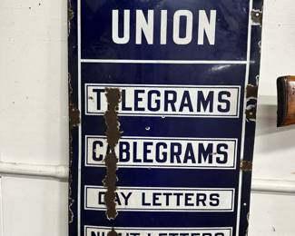 Porcelain Sign