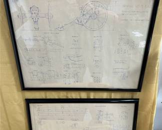 Antique 6-PDR Gun & Carriage Blueprints
