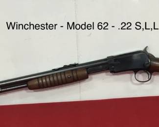 Winchester- Model 62 - .22 S,L,LR