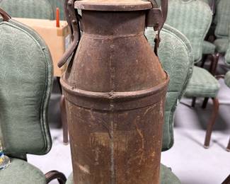Metal Standard Oil Company 5-Gallon Oil Can