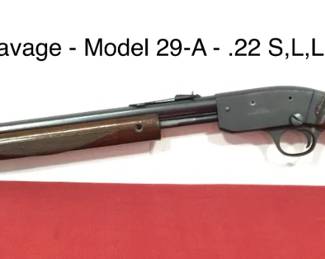 Savage- Model 29A - .22 S,L,LR