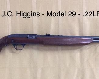 J.C. Higgins -Model 29 - .22 LR