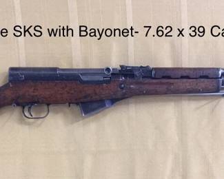 Chinese Military SKS- 7.62 x 39 Cal.- With Bayonet