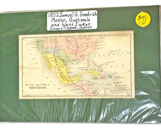 1852 Samuel G Goodrich Map