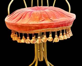 Vintage Hollywood Regency Vanity Chair