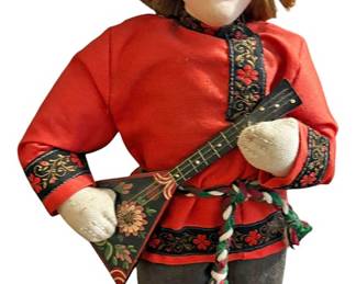 Vintage Russian Doll WInstrument