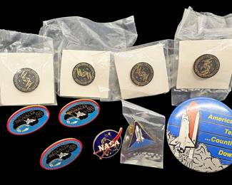 NASA Space Pins Buttons