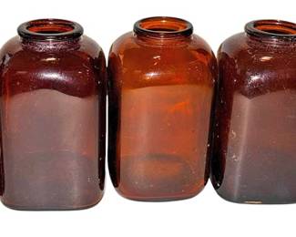 Antique Amber Bottles