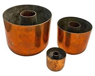 Antique Copper Cake Molds