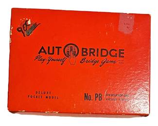 Vintage Auto Bridge Card Game Beginner