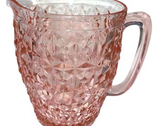 Pink Depression Glass Jeannette Pitcher