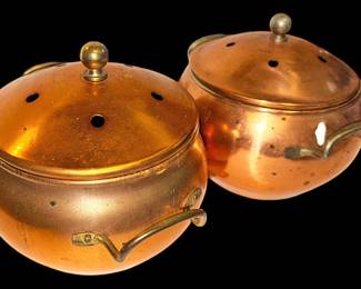 Vintage Copper Potpourri Burners