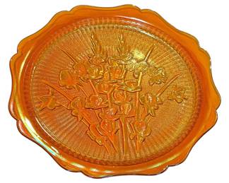 Jeanette Carnival Glass Dish