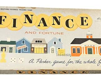 Vintage Parker Bros Finance Board Game
