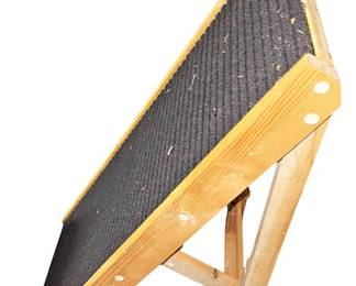 Adjustable Wood Folding Dog Ramp