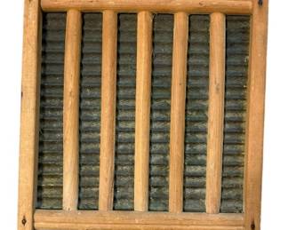 1940s The Brass King Washboard