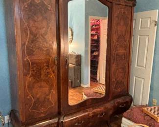 French Inlaid Armoire