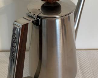 Vintage MCM Stainless Steel Coffee Pot