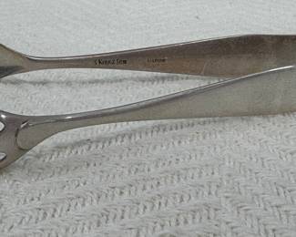 Vintage S Kirk & Sons Sterling Silver Tongs