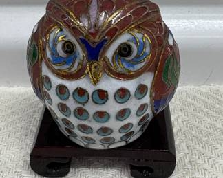 Cloisonne Owl