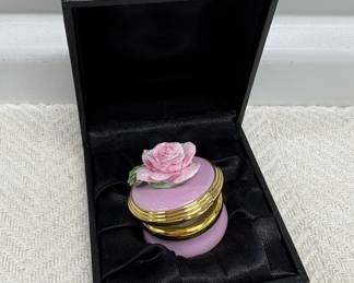 Ashley Copper Enamels Trinket Box