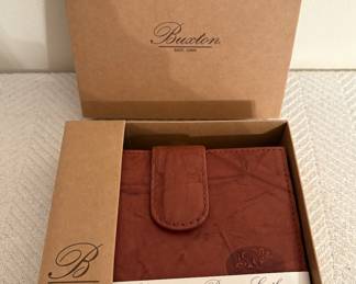 NEW! Buxton Leather Wallet