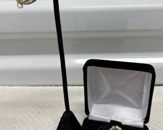 Vintage Silver Marcasite Brooch & Earring Set