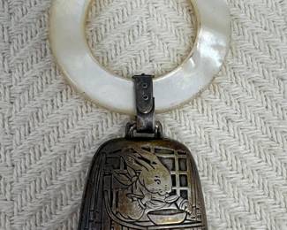 Vintage Sterling Silver Rattle