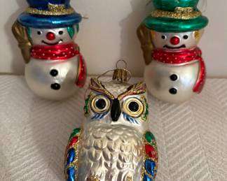 Mercury Glass Christmas Ornaments