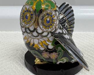 Cloisonne Owl