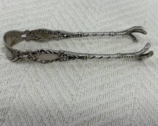 Vintage Silver Tongs
