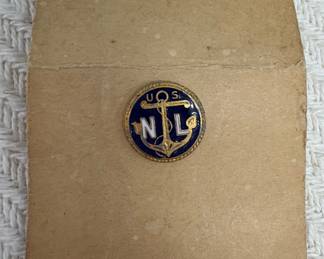 Vintage Gold Plated US Navy Pin