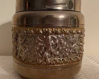 Silver Plate Pop Up Cigarette Dispenser