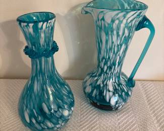 Vintage Blue Glass