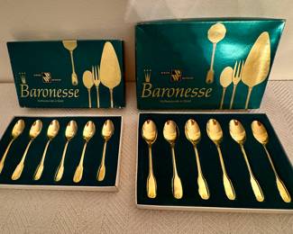 Gold Plated Flatware Sets