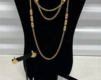 Vintage Monet Goldtone Jewelry Collection