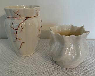 Irish Belleek Vases
