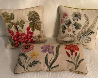 Embroidered Pillows