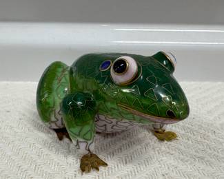 Cloisonne Frog