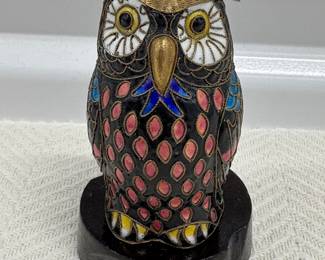 Cloisonne Owl