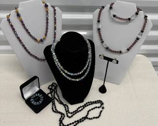 Vintage Austrian & Aurora Borealis Crystal Jewelry Collection