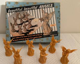 German Olive Wood Angels