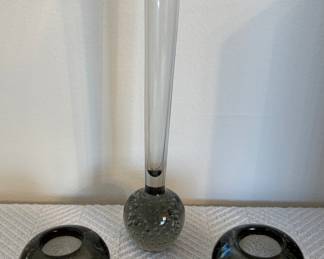 Vintage MCM Bubble Glass Collection