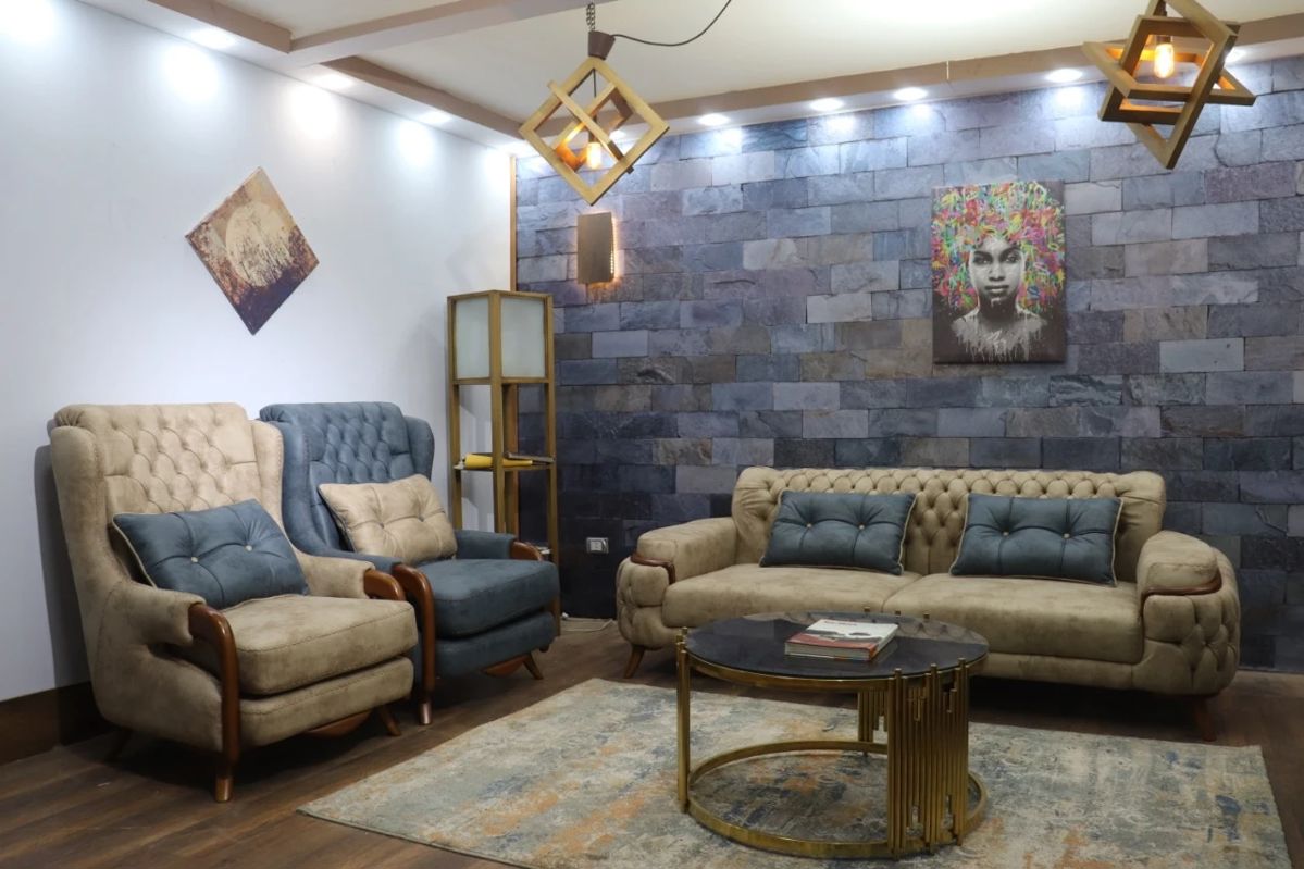 Contemporary Living Room Furniture Set