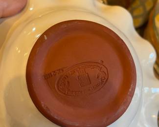 Close ups some of the Mackenzie Childs for sale during in -person shopping hours.